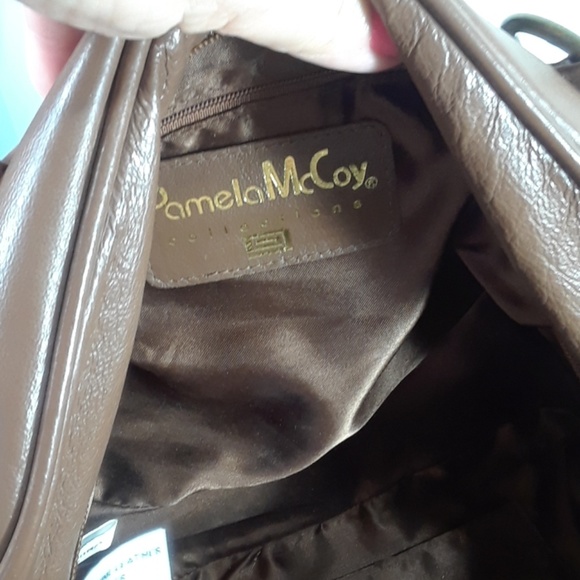 Pamela McCoy  Collection brown leather purse - Picture 6 of 8